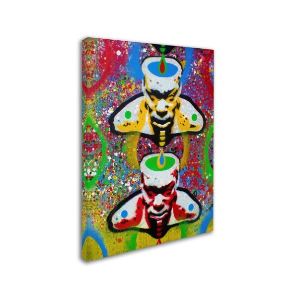 Abstract Graffiti 'Brain Soup 1' Canvas Art,14x19